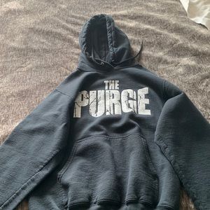 Black Hoodie ‘The Purge’ Size S